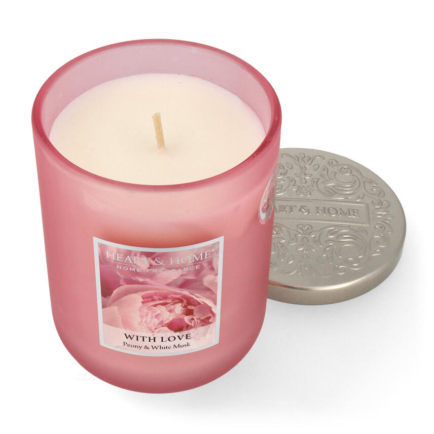 Heart &amp; Home Duftkerze With Love Gro&szlig;es Glas 340 g