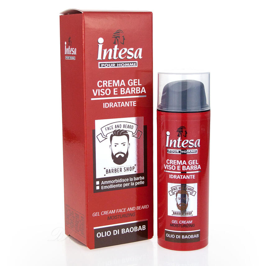 intesa pour Homme Gesichts- und Bartcreme Gel mit Baobab&ouml;l 50ml