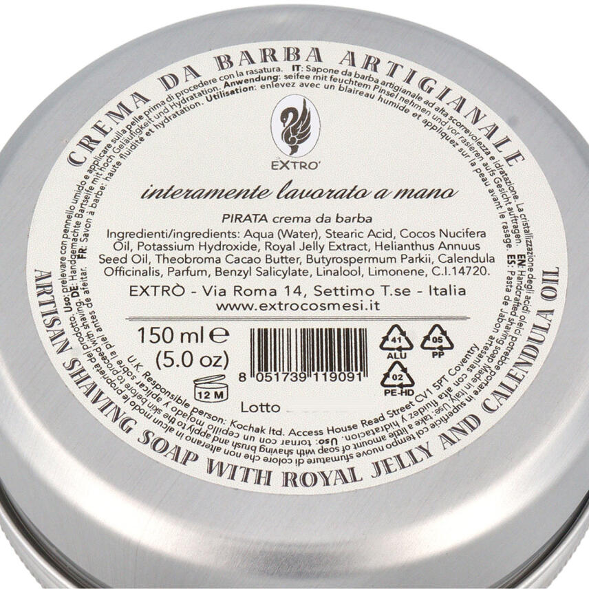 Extro Pirata Rasiercreme mit Gel&eacute;e Royale 150 ml