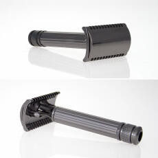Fatip Metal Black Classic Big Safety Razor Open Comb Type...