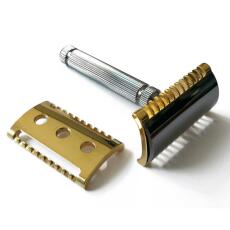 Fatip il Piccolo Special Safety Razor Open + Close Comb...