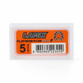 Lamix Platinum Plus Pro Double Edge Rasierklingen Packungsinhalt 5 Stück
