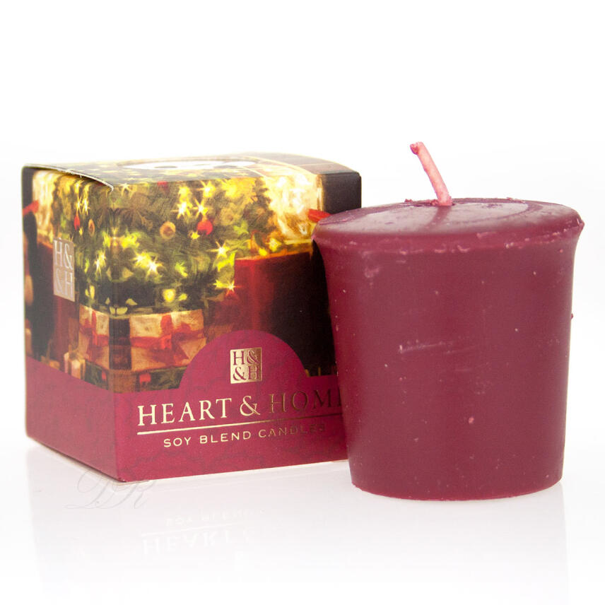 Heart &amp; Home Home for Christmas Votiv Duftkerze 52 g