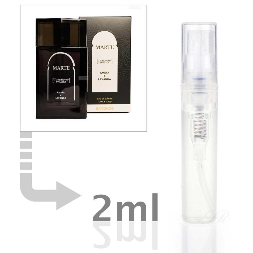 Marte Battistoni Amber &amp; Lavendel Eau de Toilette 2 ml - Probe