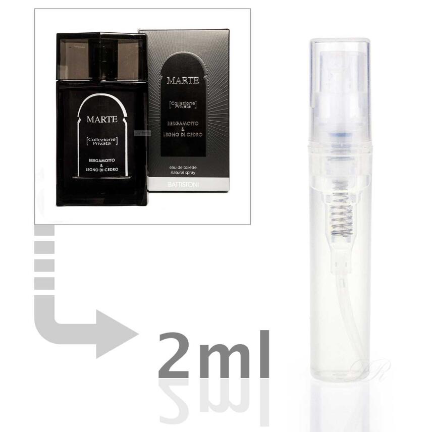 Marte Battistoni Bergamotte &amp; Zeder Eau de Toilette 2 ml - Probe