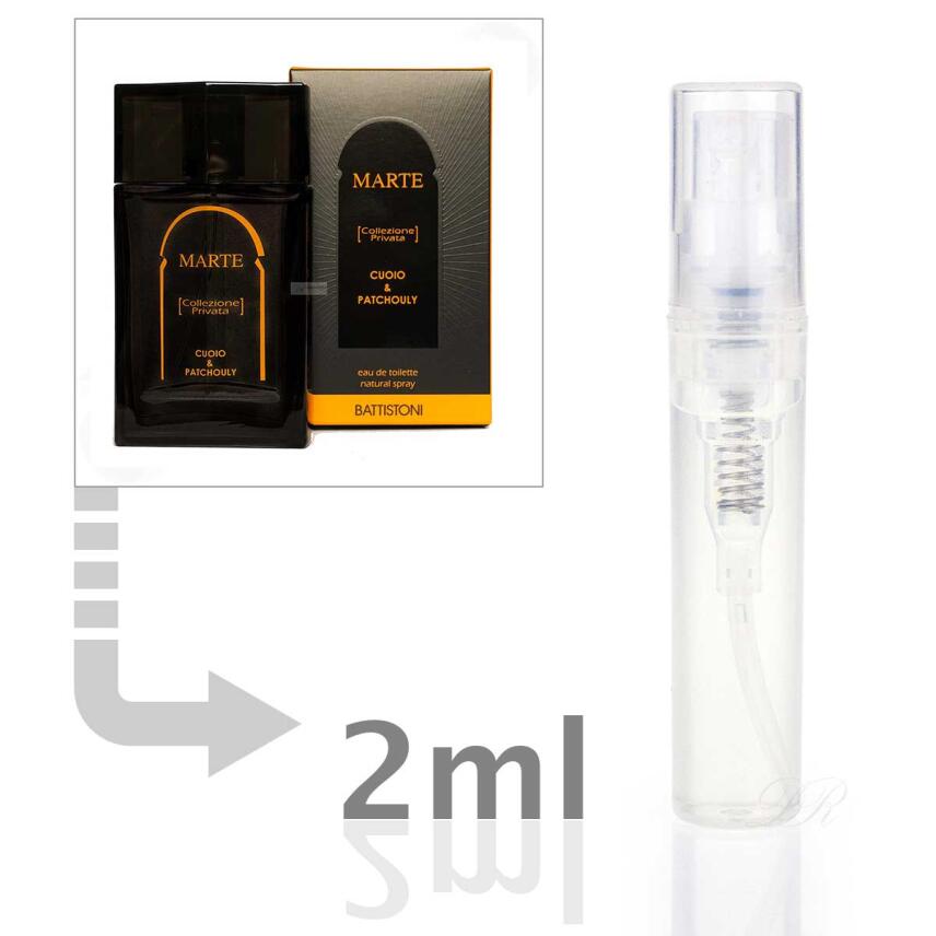 Marte Battistoni Leder &amp; Patchouli Eau de Toilette 2 ml - Probe