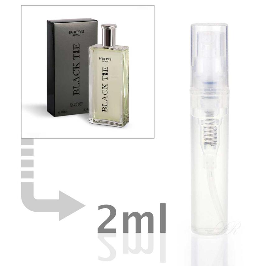 Battistoni Black Tie Eau de Toilette f&uuml;r Herren 2 ml - Probe