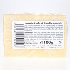 Haslinger Feste Haar- &amp; Duschseife mit Ringelblumenextrakt 100 g