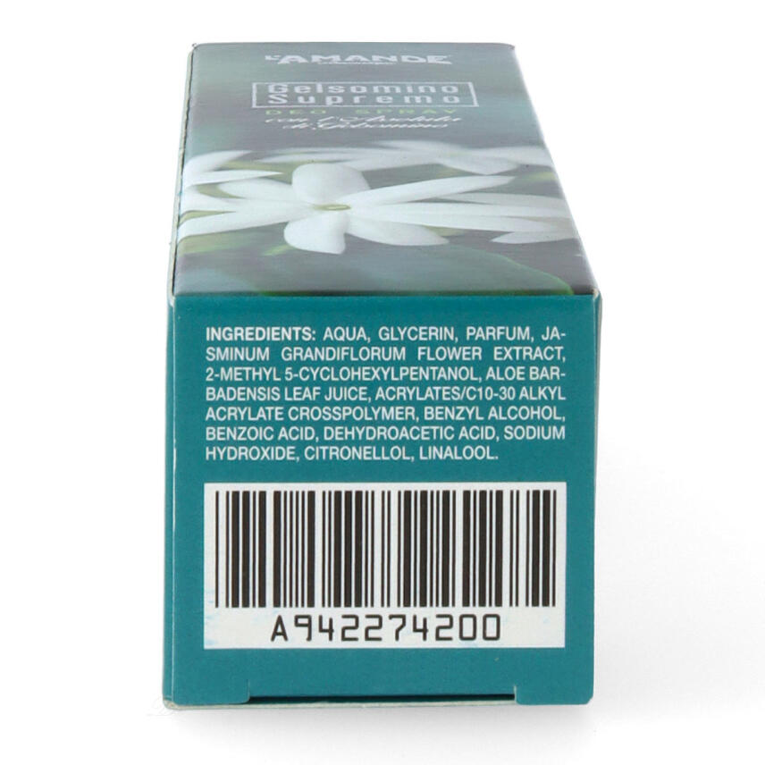 LAmande Gelsomino Supremo Deo Spray 100 ml ohne Alkohol