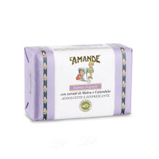 LAmande Sapone Vegetale Malva e Calendula Seife 200 g