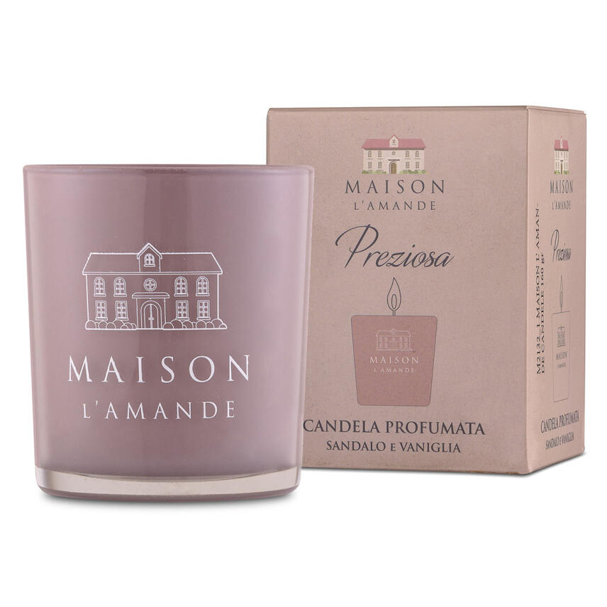 LAmande Maison Linea Preziosa Sandalo e Vaniglia Duftkerze 160 g