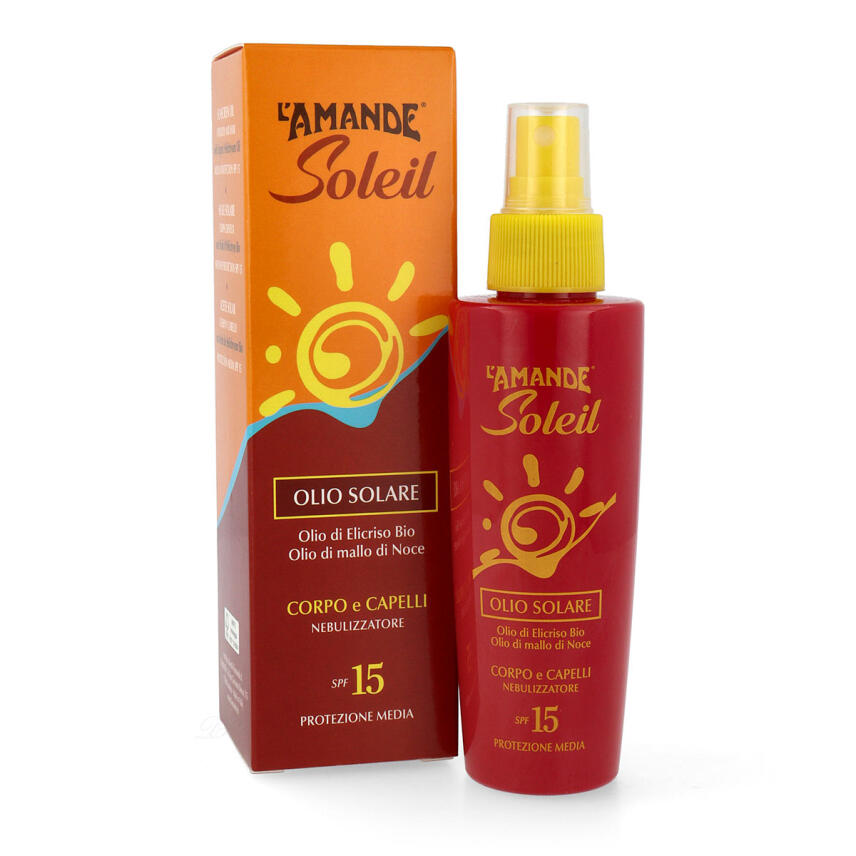 LAmande Soleil LSF 15 Gesicht &amp; K&ouml;rper Sonnen&ouml;l 125 ml