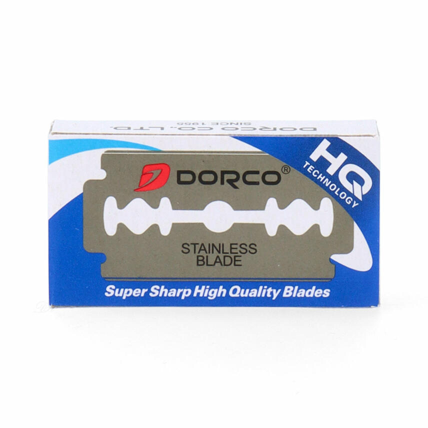Dorco Stainless Blade Super Sharp Double Edge Rasierklingen 10 St&uuml;ck