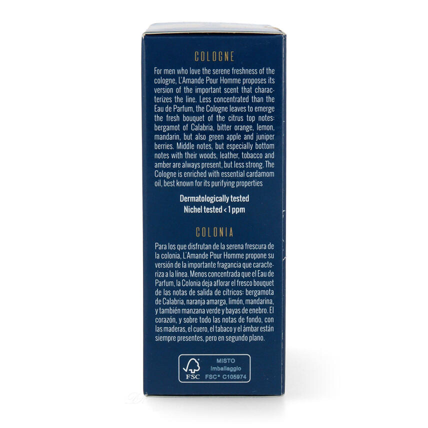 LAmande Pour Homme Eau de Cologne 100 ml vapo