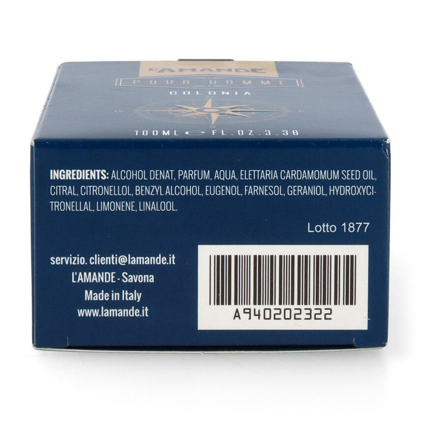 LAmande Pour Homme Eau de Cologne 100 ml vapo