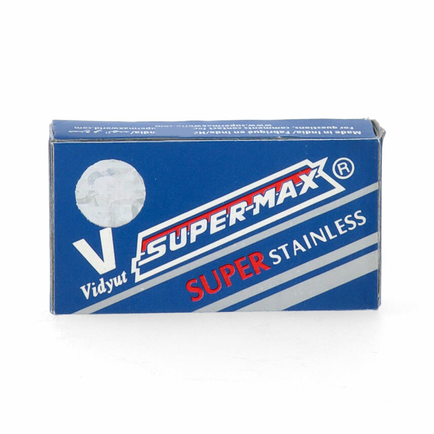 Super Max Super Stainless Double Edge Rasierklingen 10 St&uuml;ck