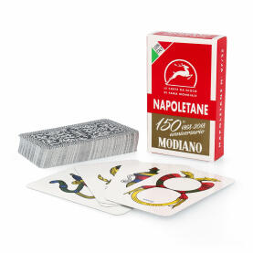 Modiano Piacentine Scopa italienisches Kartenspiel 100% Plastik 