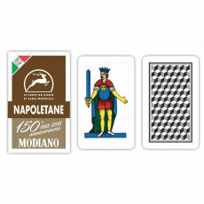 MODIANO Spielkarten NAPOLETANE 150&deg; anniversario - braun