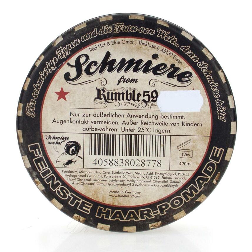 Rumble 59 Schmiere Pomade Kn&uuml;ppelhart 420 ml - Big Pack