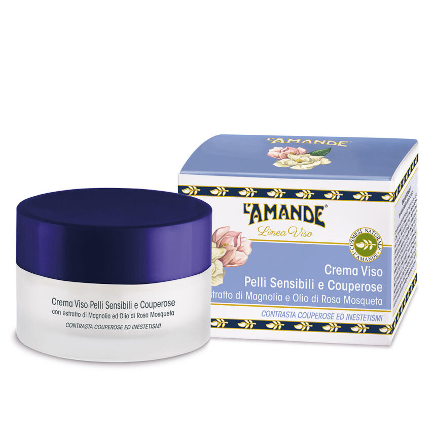 LAmande Linea Viso Gesichtcreme f&uuml;r sensible Haut &amp; Couperose 50 ml