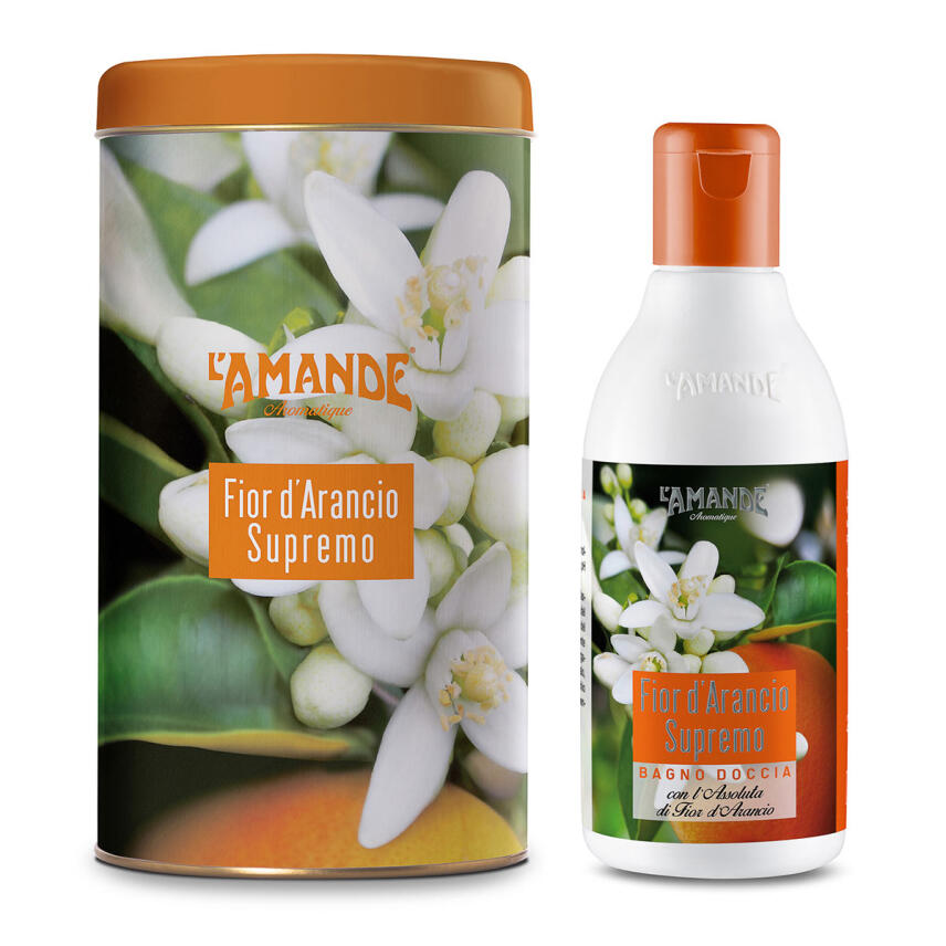 LAmande Fior dArancio Supremo Bade und Duschgel in Sammeldose 250 ml