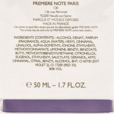 Premiere Note Paris Lys Toscana Eau de Parfum 50 ml