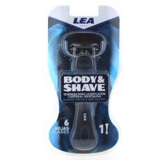 LEA Body &amp; Shave 6 Blades System Body Razor 1 pcs