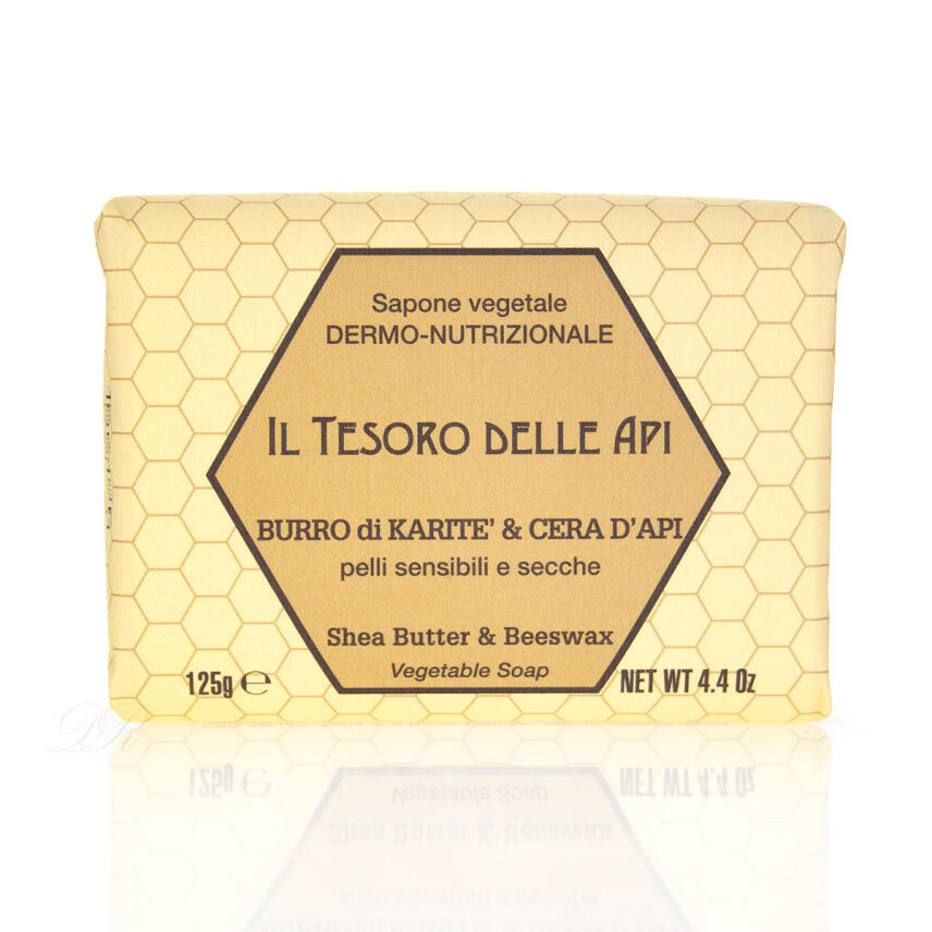 Iteritalia Il Tesoro delle Api Sheabutter &amp; Bienenwachs Seife 125 g