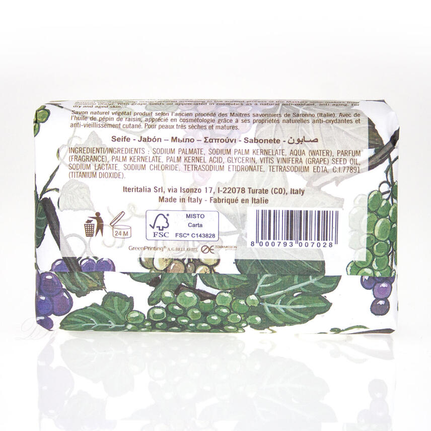 Iteritalia Il Fruttario Uva Seife 150 g