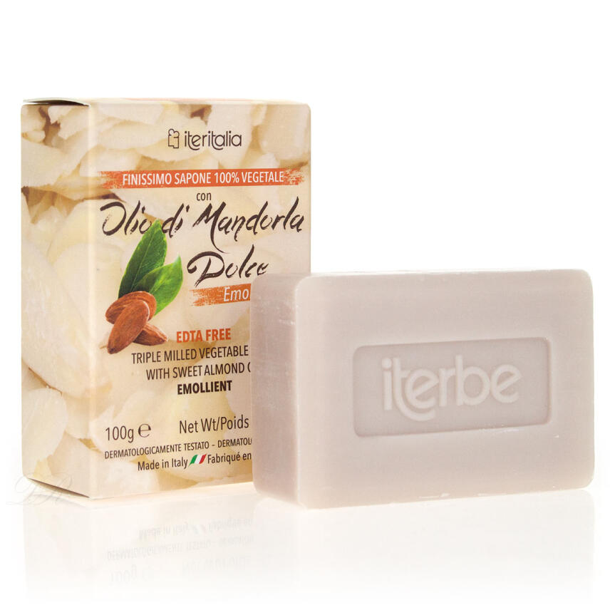 Iteritalia extra mild Mandel &Ouml;l Seife 100 g
