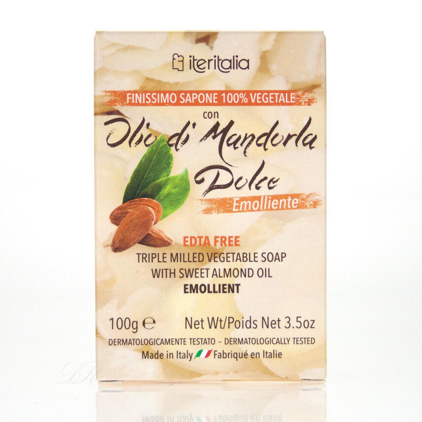 Iteritalia extra mild Mandel &Ouml;l Seife 100 g
