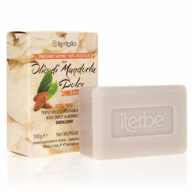 Iteritalia Triple Milled Sweet Almond Oil Soap 100 g /...