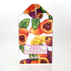 Iteritalia Mercatino Geschenkset in Pliss&egrave; Papier Kaktusfeige &amp; Mispel Seife 3 x 100 g