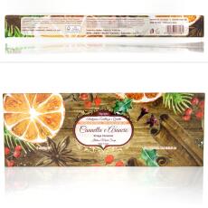 Iteritalia Box Geschenkset in Pliss&egrave; Papier Canella e Arancio Seife 3 x 100 g
