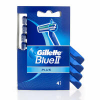 Gillette Blue II Plus - Einwegrasierer 4er-Pack