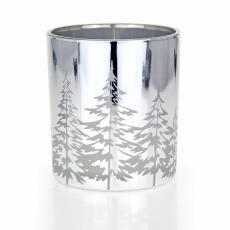 Yankee Candle Snowy Gathering Winter Trees Tea Light Holder