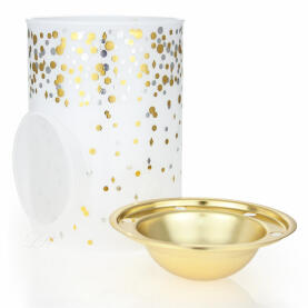 Metal Tea Light Candle Holder Oil Burner Yankee Tart Wax Melt Ceramic Glass 