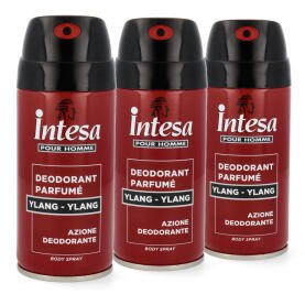intesa pour Homme Deodorant Body Spray Ylang-Ylang 3 x...