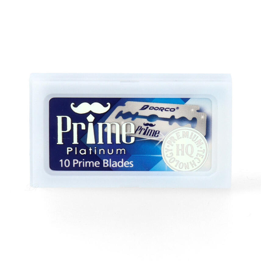 Dorco Prime Blade Platinum Double Edge Rasierklingen Packungsinhalt 10 St&uuml;ck