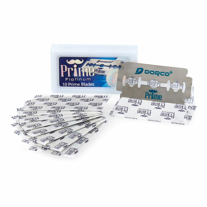 Dorco Prime Blade Platinum Double Edge Rasierklingen Packungsinhalt 10 St&uuml;ck