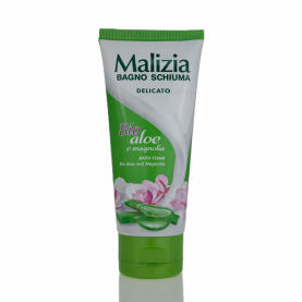MALIZIA Bio Aloe & Magnolia Bath Foam 100ml - travel...