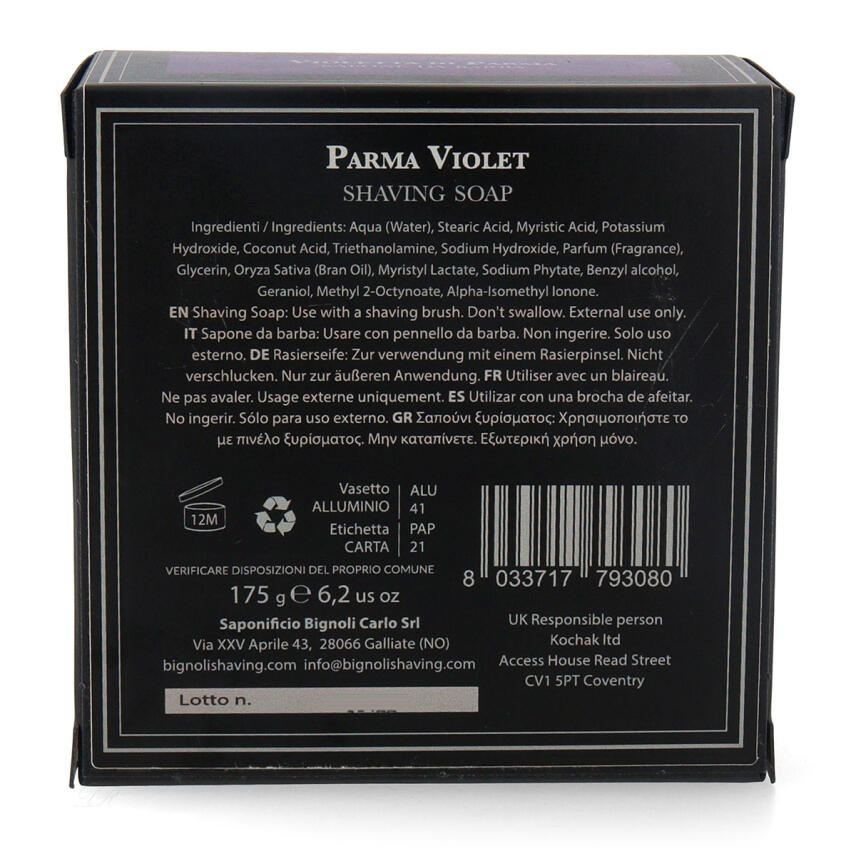 Saponificio Bignoli Violetta di Parma Rasierseife 175 g