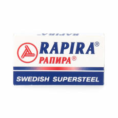 Rapira Swedish Supersteel Double Edge Rasierklingen Packungsinhalt 5 Stück