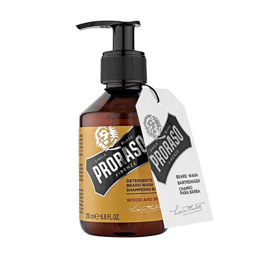 Proraso Bartshampoo Wood and Spice Barba e Baffi 200 ml