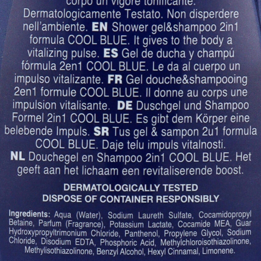 Paglieri Felce Azzurra Uomo Dusch.Shampoo Cool Blue 3 x 400 ml