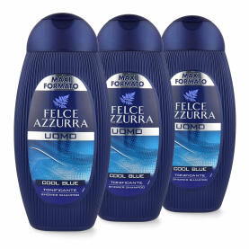 Paglieri Felce Azzurra Uomo Shower Shampoo Cool Blue 3 x...