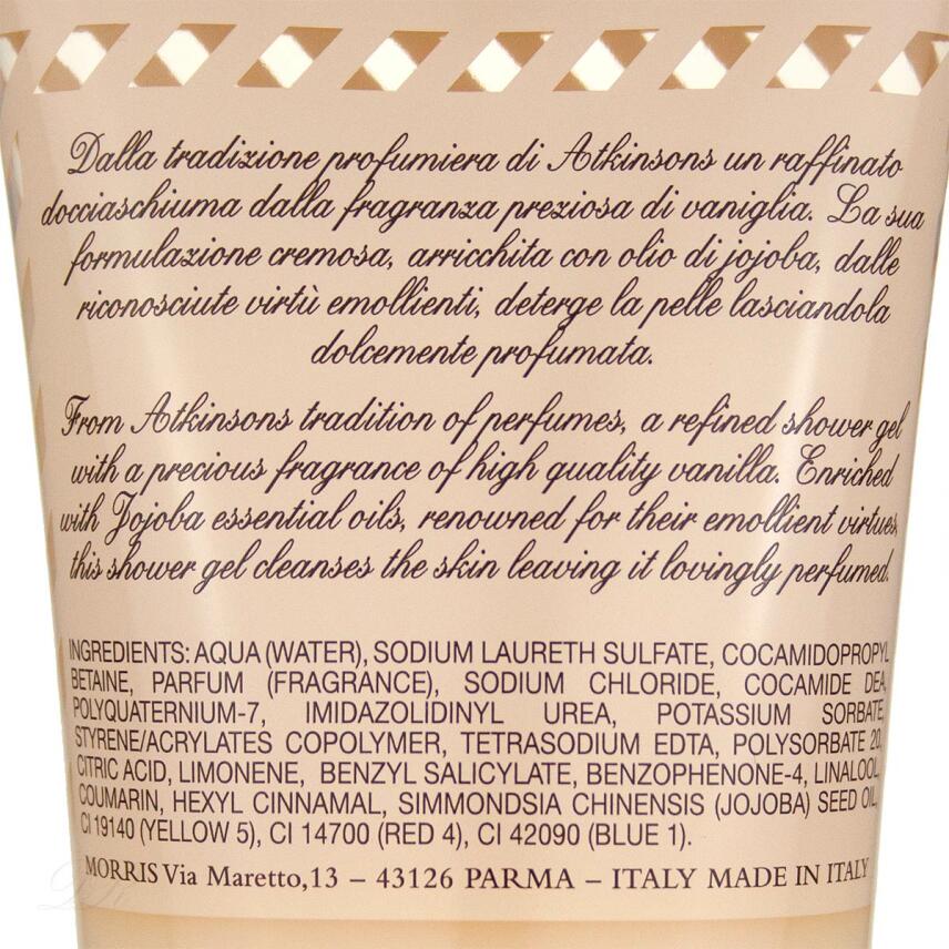 Atkinsons parf&uuml;miertes Duschgel Noble Vanilla 250 ml