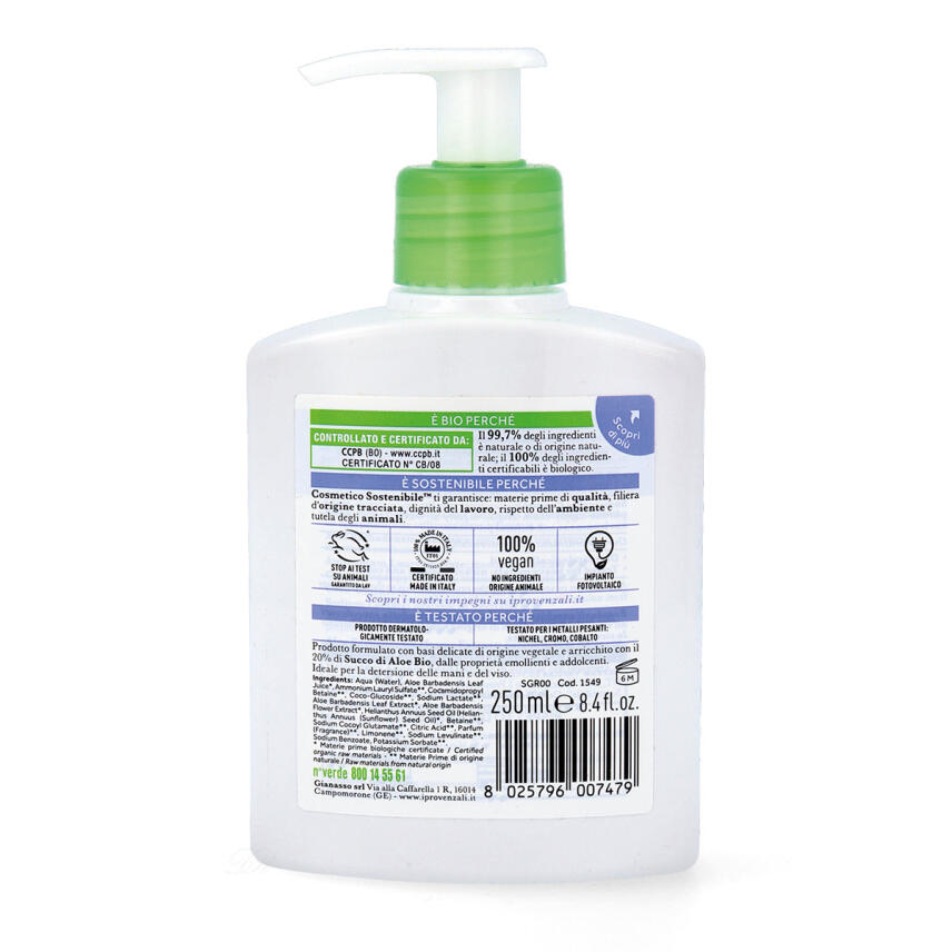 I Provenzali Bio Fl&uuml;ssigseife Aloe Vera 250 ml