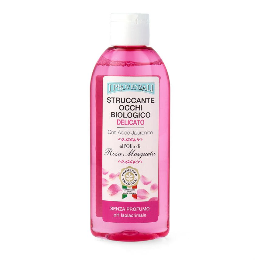 I Provenzali Bio Make-up Entferner Augenpartie Rosa Mosqueta Wildrosen&ouml;l 150 ml