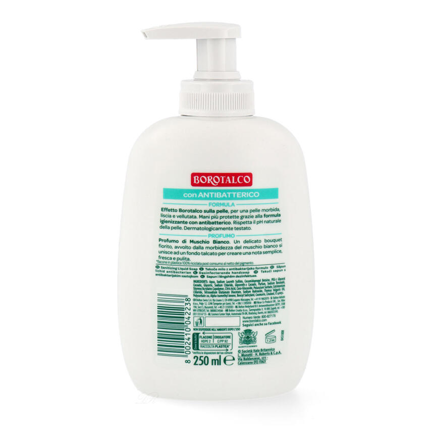 Borotalco Fl&uuml;ssigseife Muschio Bianco 250 ml Spender